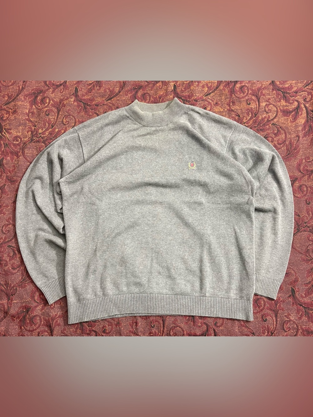 Vintage Tommy Knit Mockneck